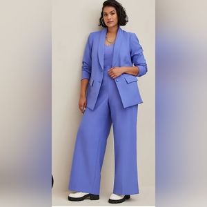 Torrid pants/slacks pull on periwinkle  size 3